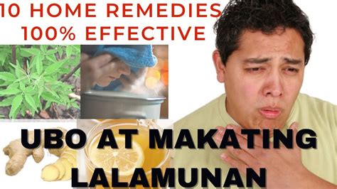 Gamot sa Makating Lalamunan: Home Remedies .